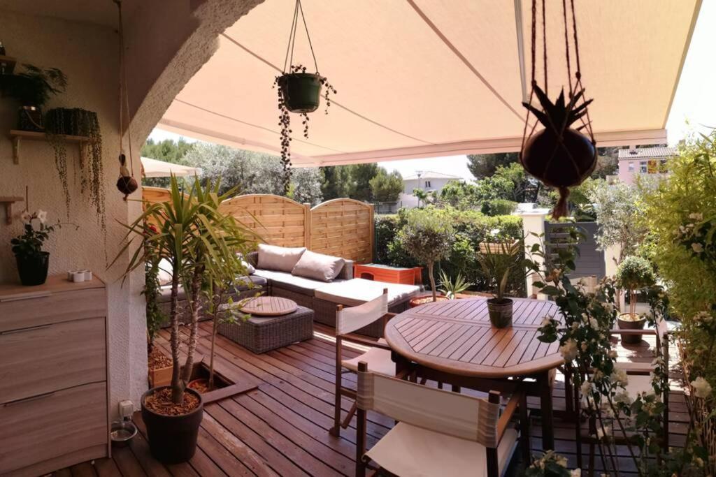 La Terrasse Ensoleillee De Sausset - Cote Bleue Apartment ภายนอก รูปภาพ